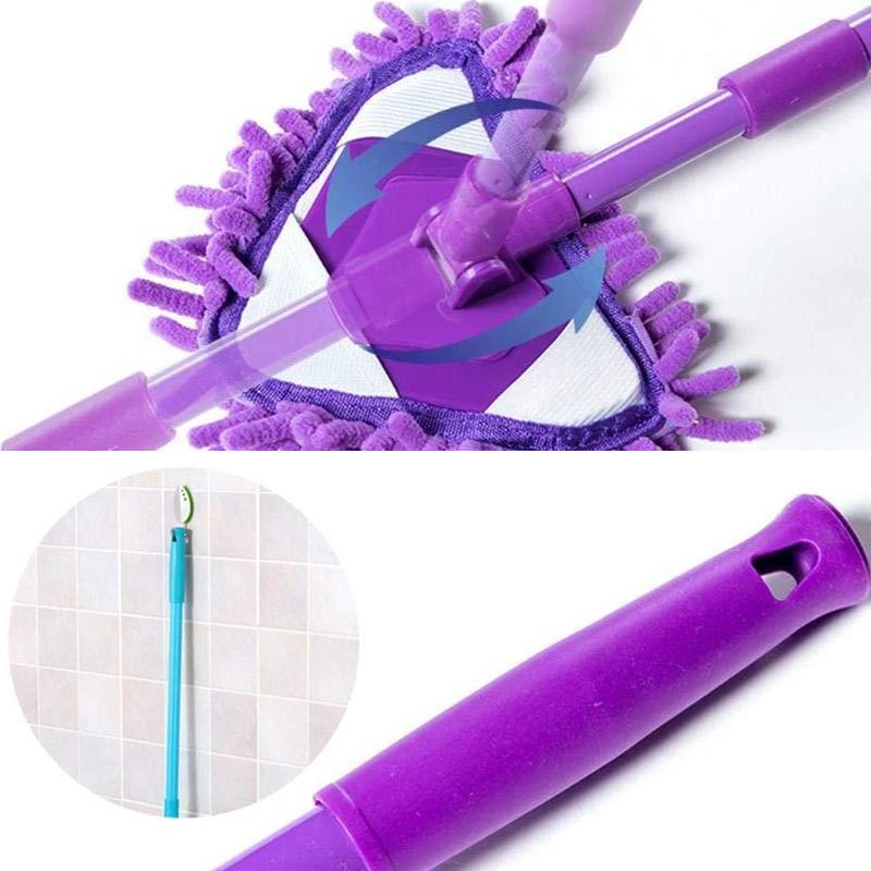 Adjustable and Rotatable Triangular Mop