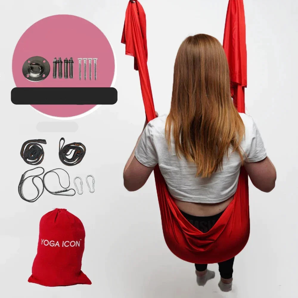 Adjustable Polyester Aerial Yoga Hammock