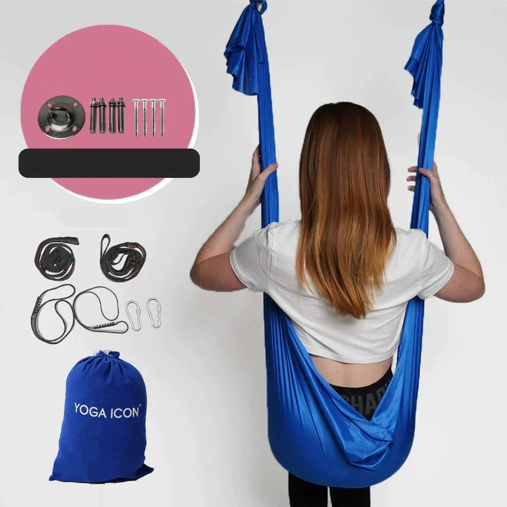 Adjustable Polyester Aerial Yoga Hammock