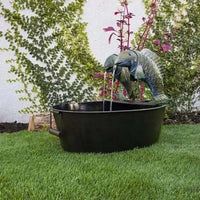 Animal Figurines Charming Outdoor Waterfall Fountain