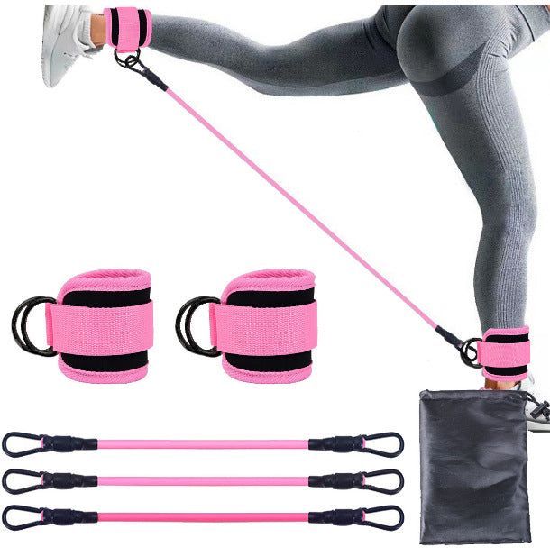 Ankle Fitness Band Set with Foot Straps