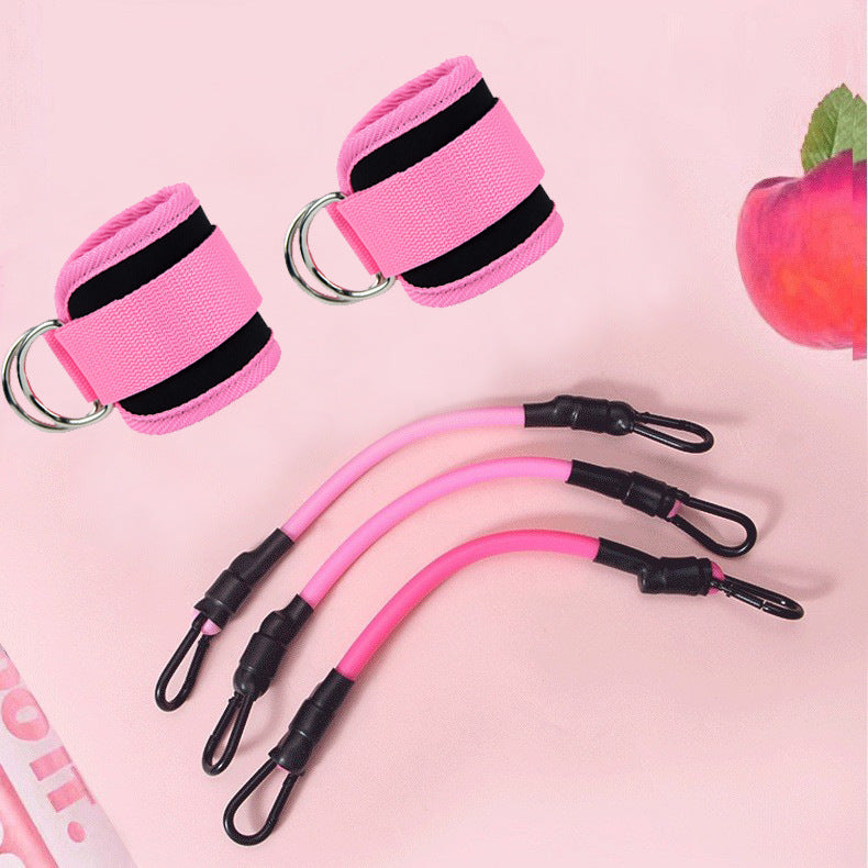 Ankle Fitness Band Set with Foot Straps