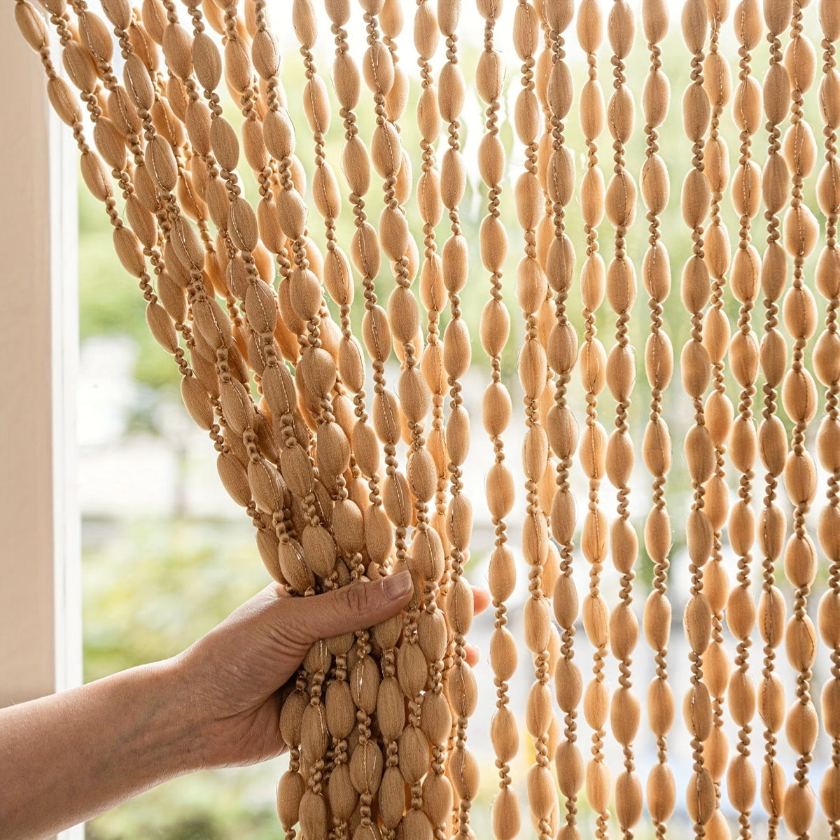 Beaded Door Curtain for Boho Decor