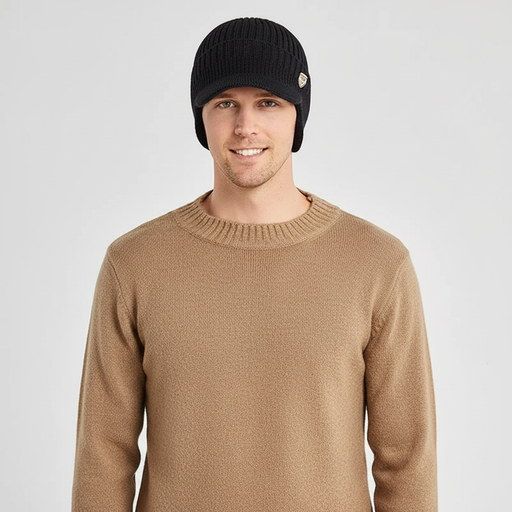 Beanie with Ear Flaps - Earmuffz