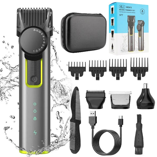 Beard Trimmer and Cordless Hair Clipper Set – HydroTrim
