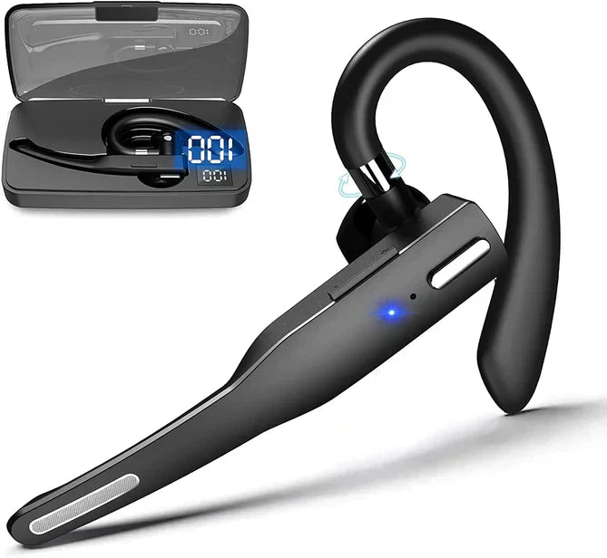 Bluetooth 5.1 Noise-Cancelling Headset with Dual Microphone for Men