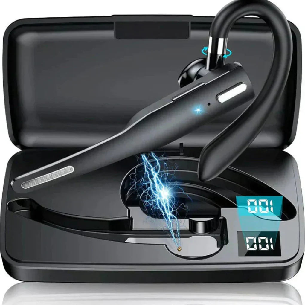 Bluetooth 5.1 Noise-Cancelling Headset with Dual Microphone for Men