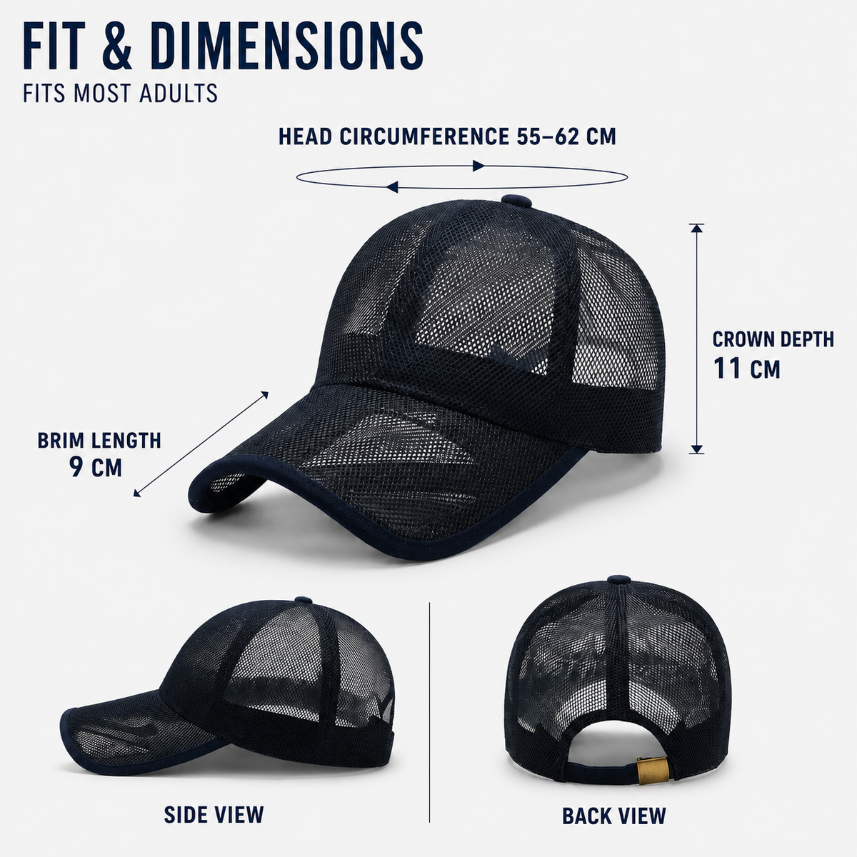 Breathable Baseball Cap