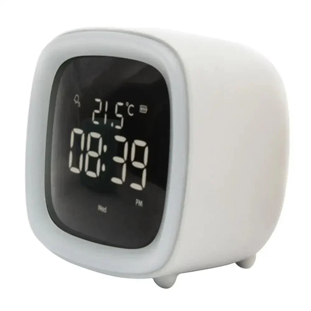 Cartoon Rabbit Digital Alarm Clock with LED Night Light
