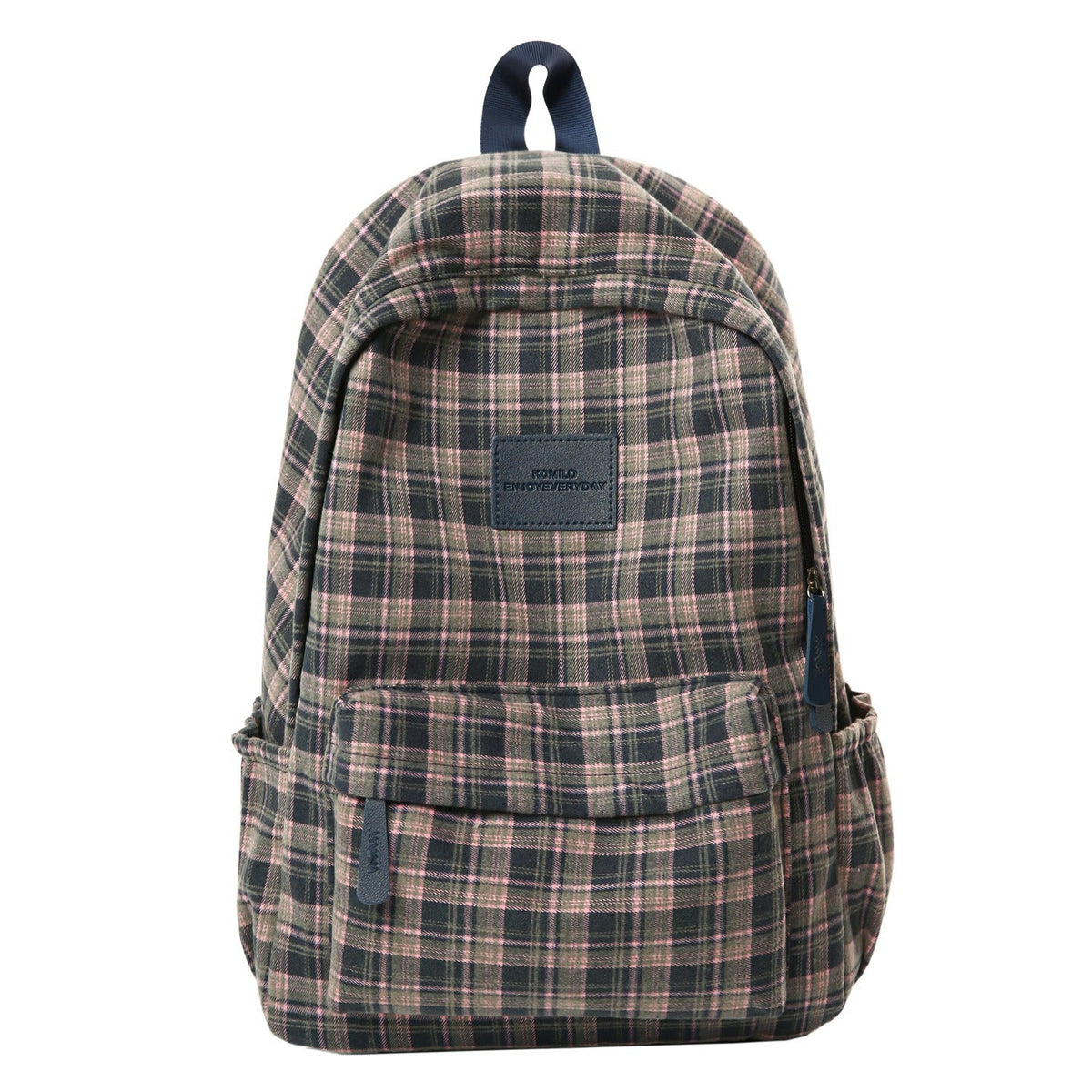 Casual Plaid School Backpack