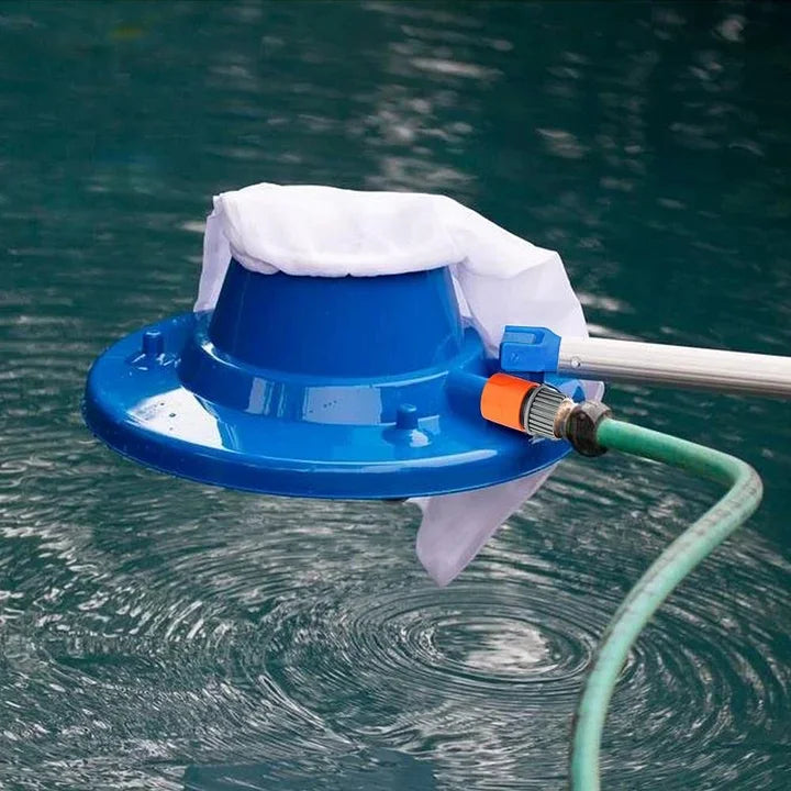 Chemical-Free Pool Vacuum with Powerful Hose Suction for Leaves, Dirt, and Debris