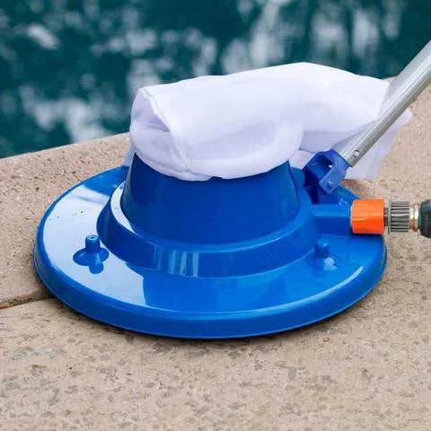 Chemical-Free Pool Vacuum with Powerful Hose Suction for Leaves, Dirt, and Debris