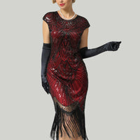 Classic Gatsby Style Glitter Dress