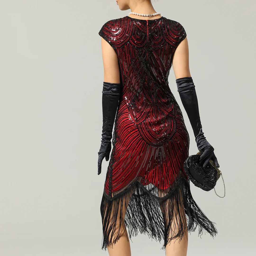 Classic Gatsby Style Glitter Dress