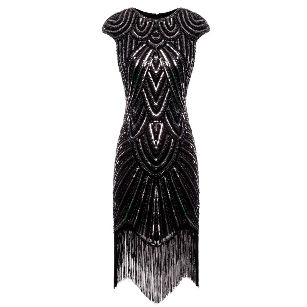 Classic Gatsby Style Glitter Dress