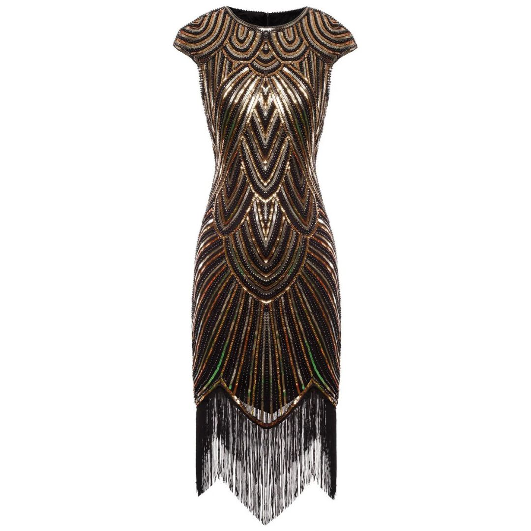 Classic Gatsby Style Glitter Dress