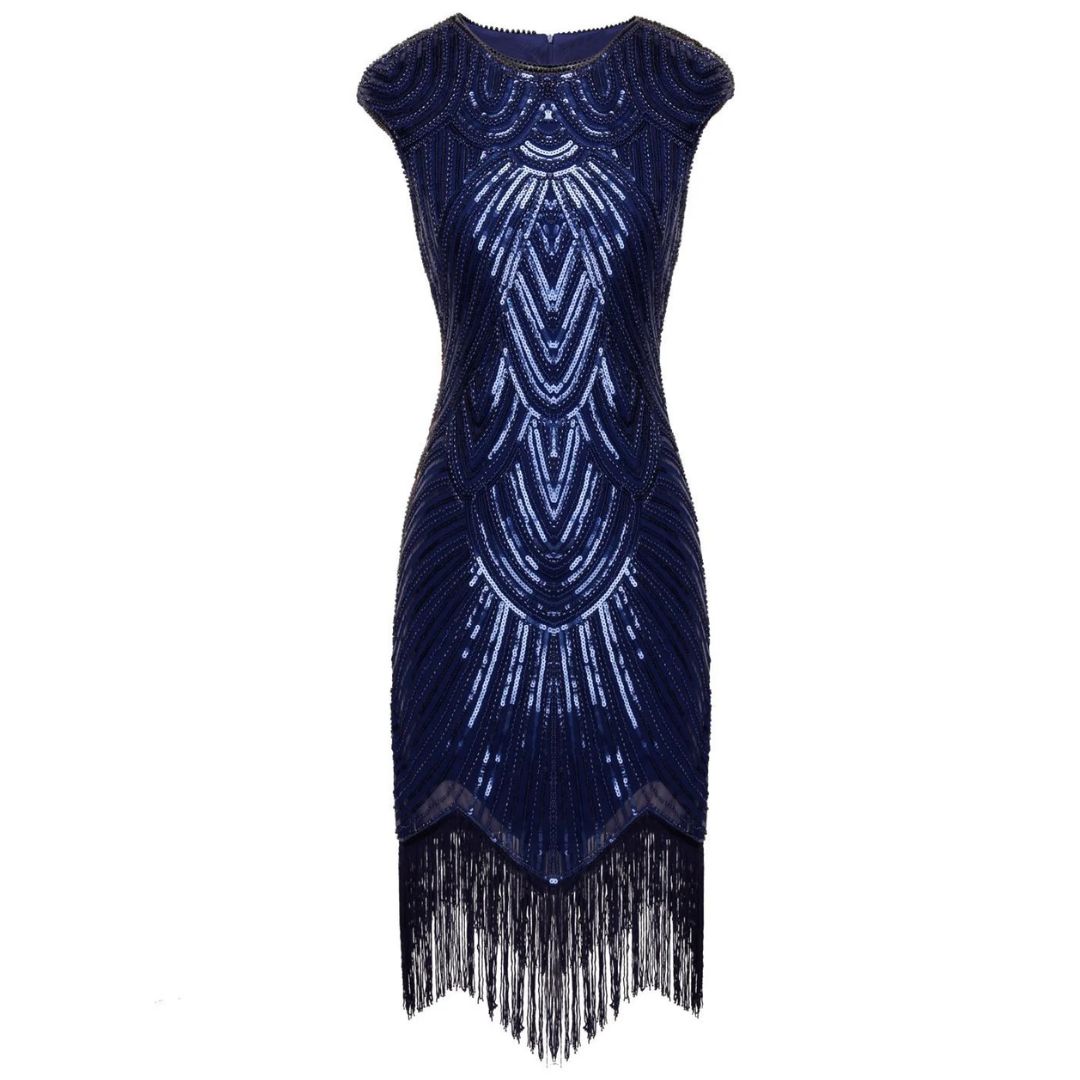 Classic Gatsby Style Glitter Dress
