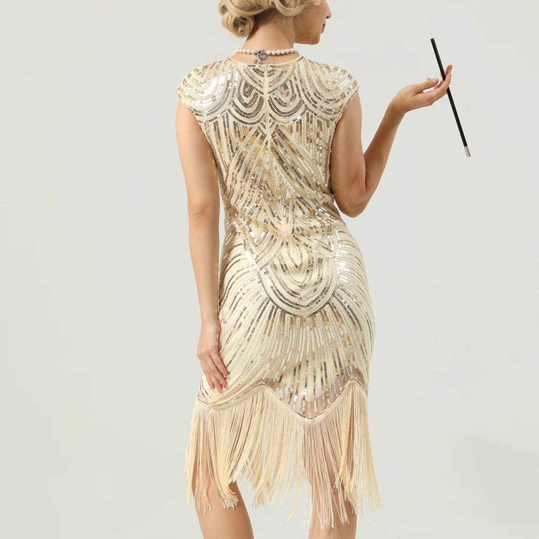 Classic Gatsby Style Glitter Dress