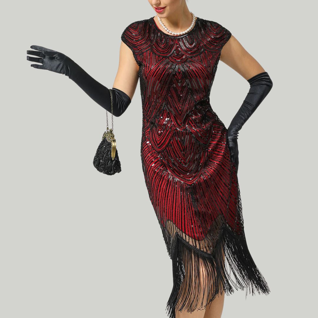 Classic Gatsby Style Glitter Dress