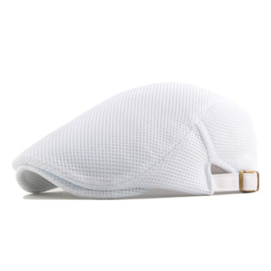 Classic Men's Breathable Flat Cap - Lightweight and Stylish Summer Cap
