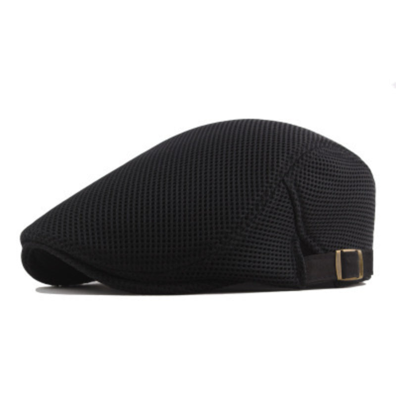 Classic Men's Breathable Flat Cap - Lightweight and Stylish Summer Cap
