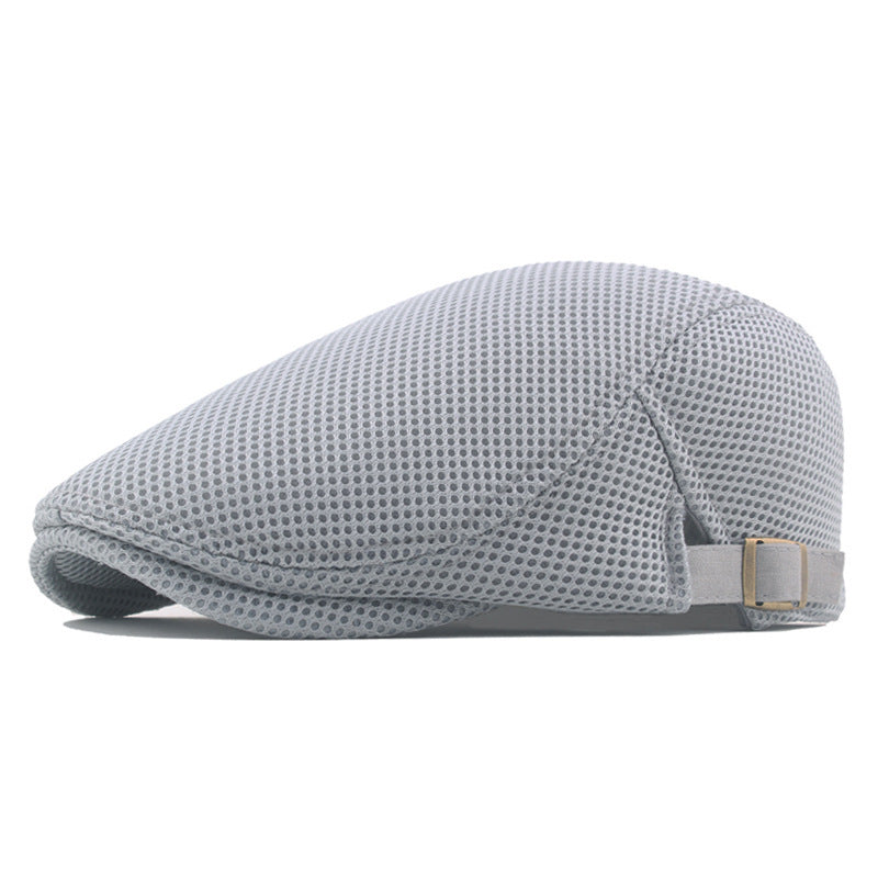 Classic Men's Breathable Flat Cap - Lightweight and Stylish Summer Cap
