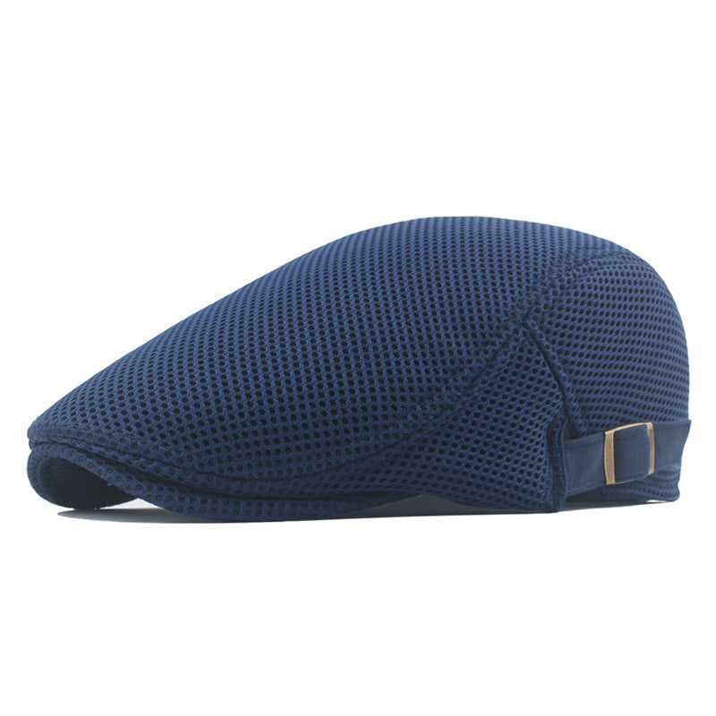 Classic Men's Breathable Flat Cap - Lightweight and Stylish Summer Cap