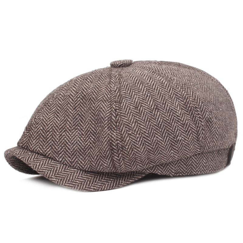 Classic Retro Newsboy Cap - Stylish and Comfortable