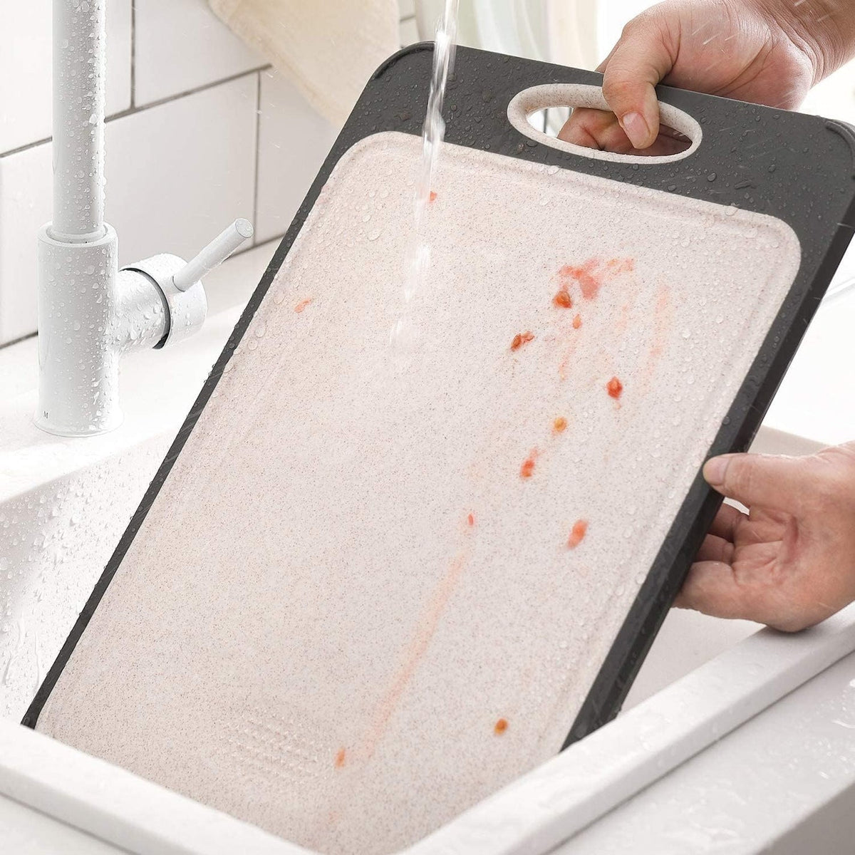 CleanCut Cutting Board | Antibacterial, Microplastic-Free and Knife-Friendly