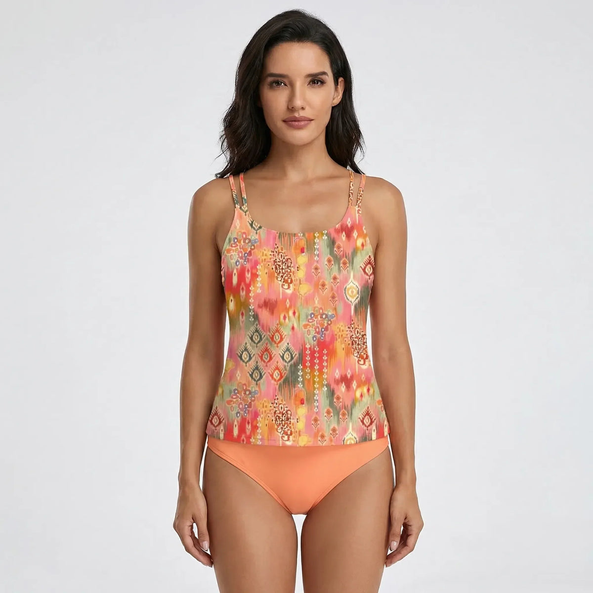 Colorful Swimwear with Mandala Pattern - Eleanor