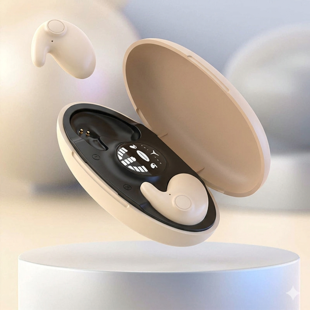 Comfort-Fit Noise-Cancelling Wireless Sleep Earbuds