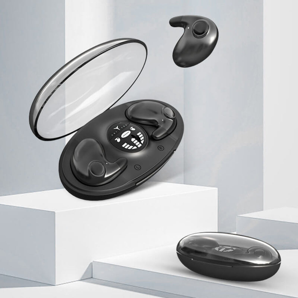 Comfort-Fit Noise-Cancelling Wireless Sleep Earbuds