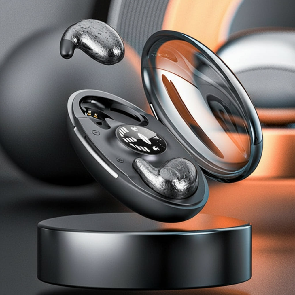 Comfort-Fit Noise-Cancelling Wireless Sleep Earbuds