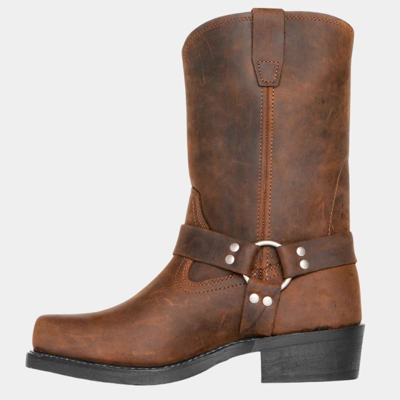 Comfortable Unisex Mid-Calf Western Boots
