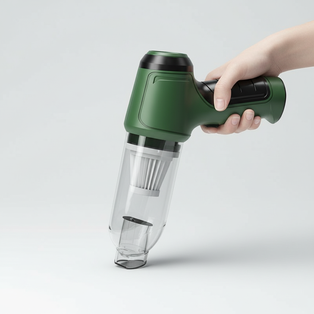 Compact Cordless Vacuum Cleaner for Car and Home
