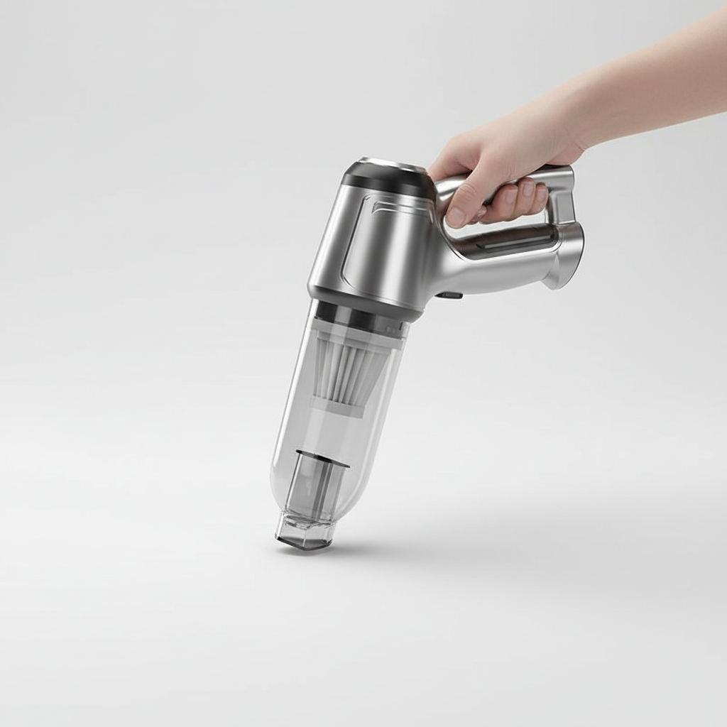 Compact Cordless Vacuum Cleaner for Car and Home