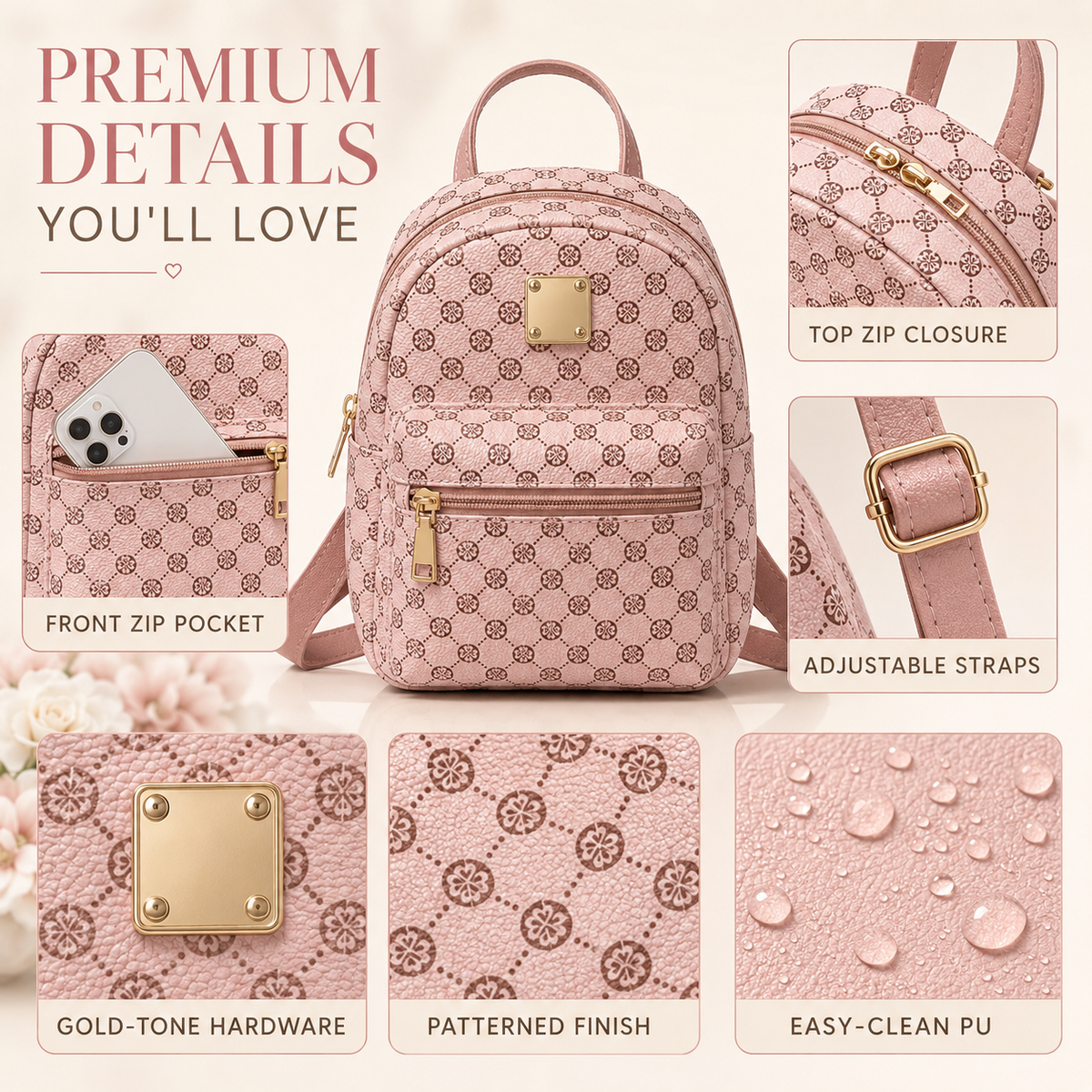 Compact Fashion Backpack
