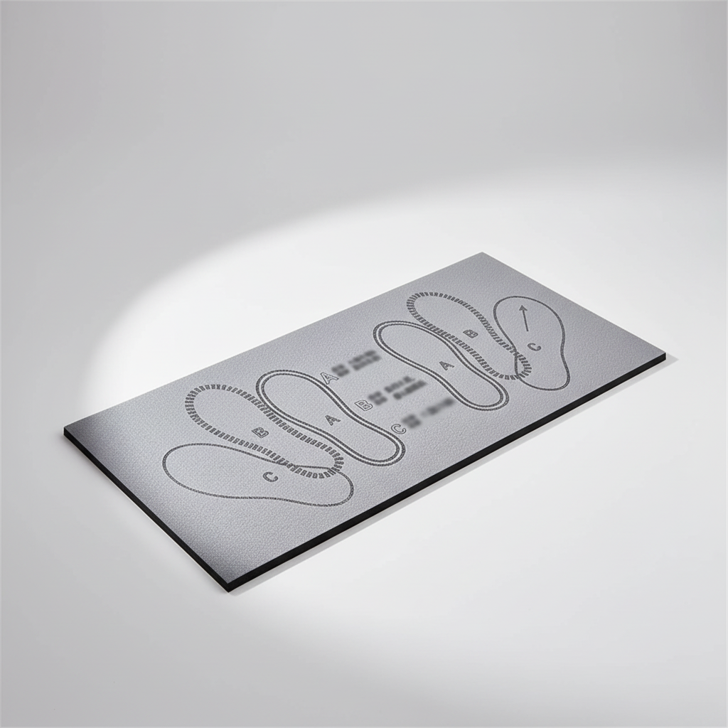 Compact Squat Guide Exercise Position Mat