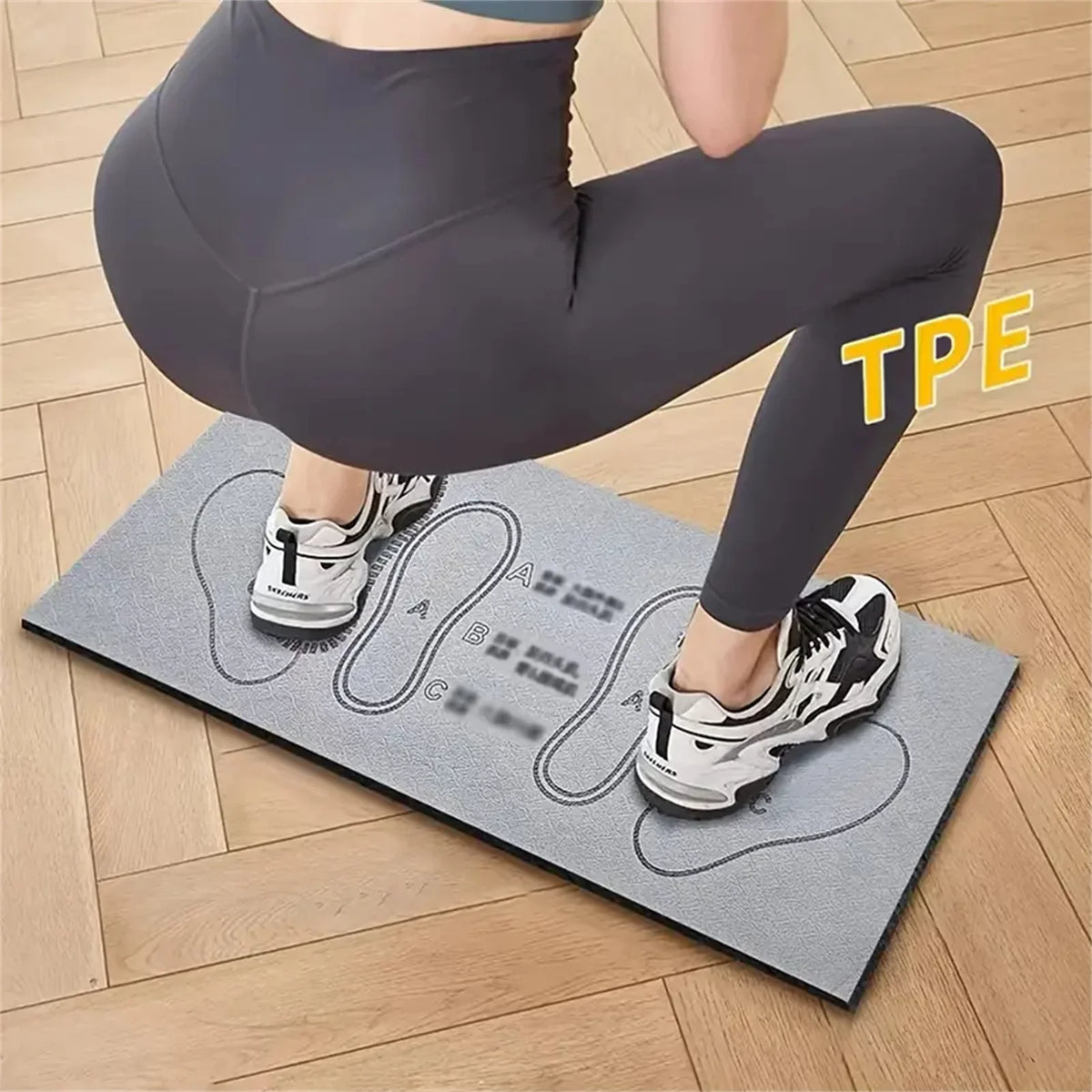 Compact Squat Guide Exercise Position Mat