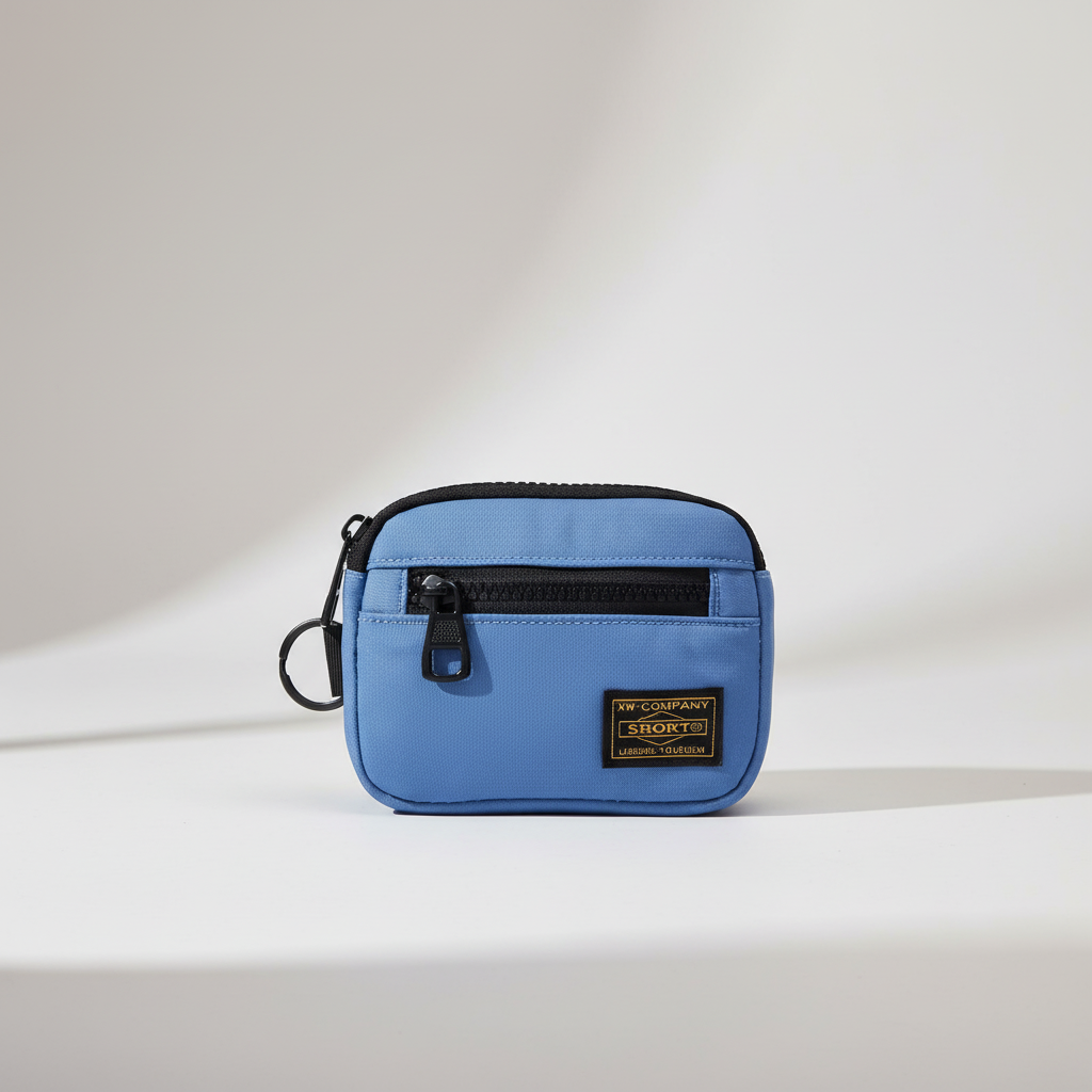 Compact Zippered Coin Pouch