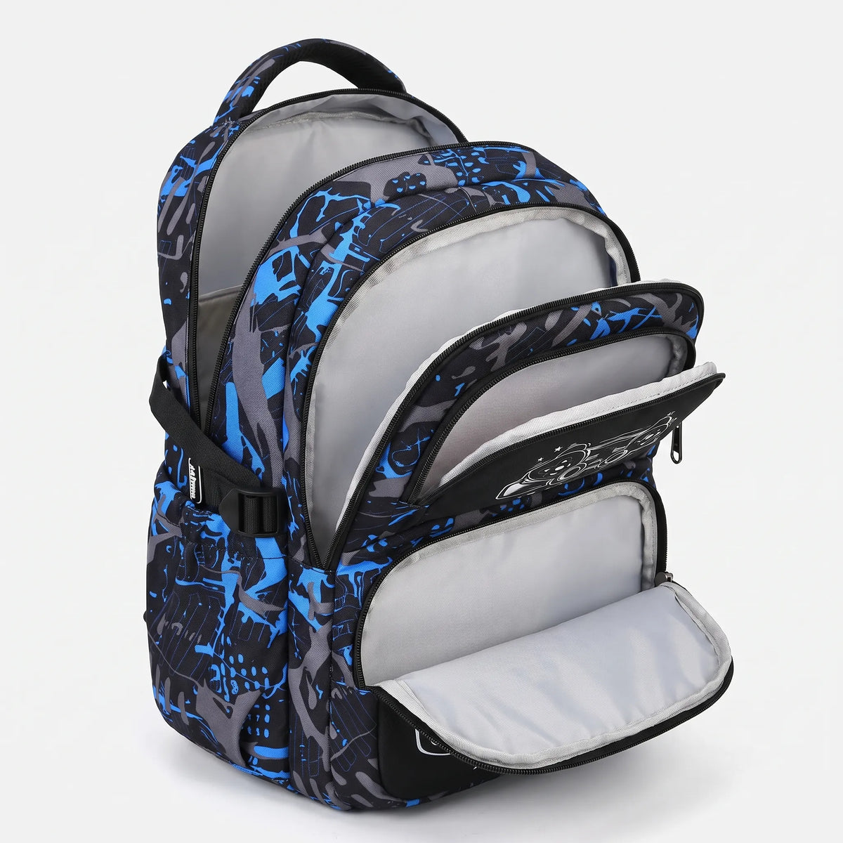 Complete 3-Piece School Bag Set with Gaming Print