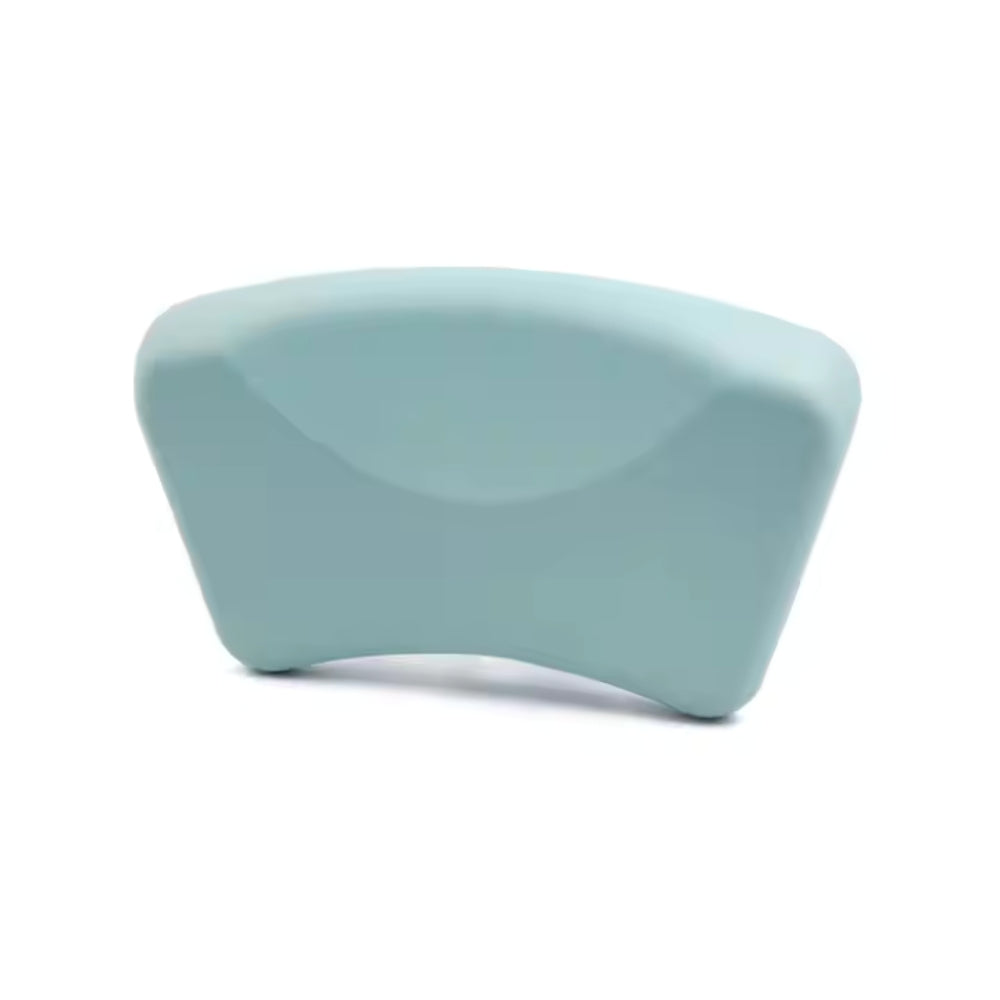 Contoured Bath Pillow with Soft Silicone Surface