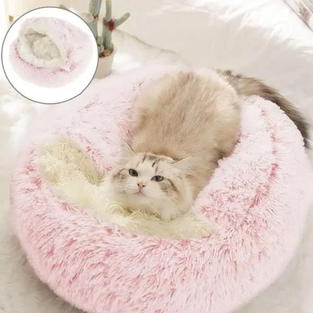Cozy Cave Pet Bed - Calming and Comfortable Dog Bed for Deep Relaxation