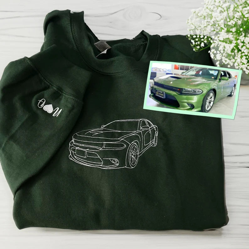Custom Embroidered Favorite Car Hoodie