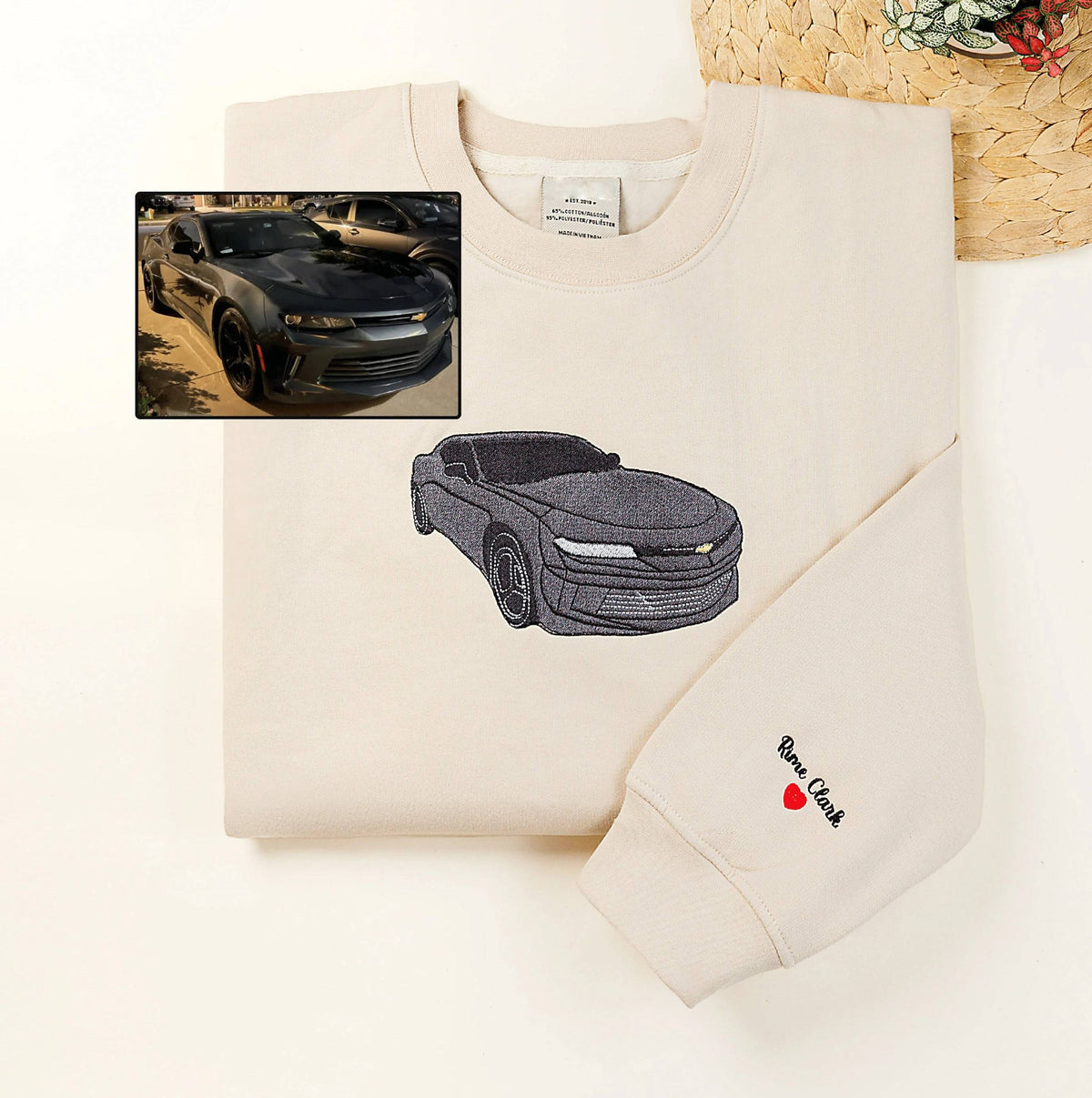 Custom Embroidered Favorite Car Hoodie