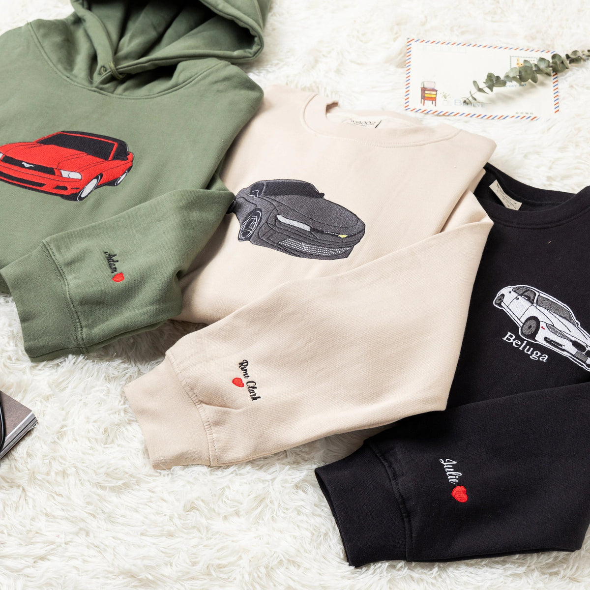 Custom Embroidered Favorite Car Hoodie