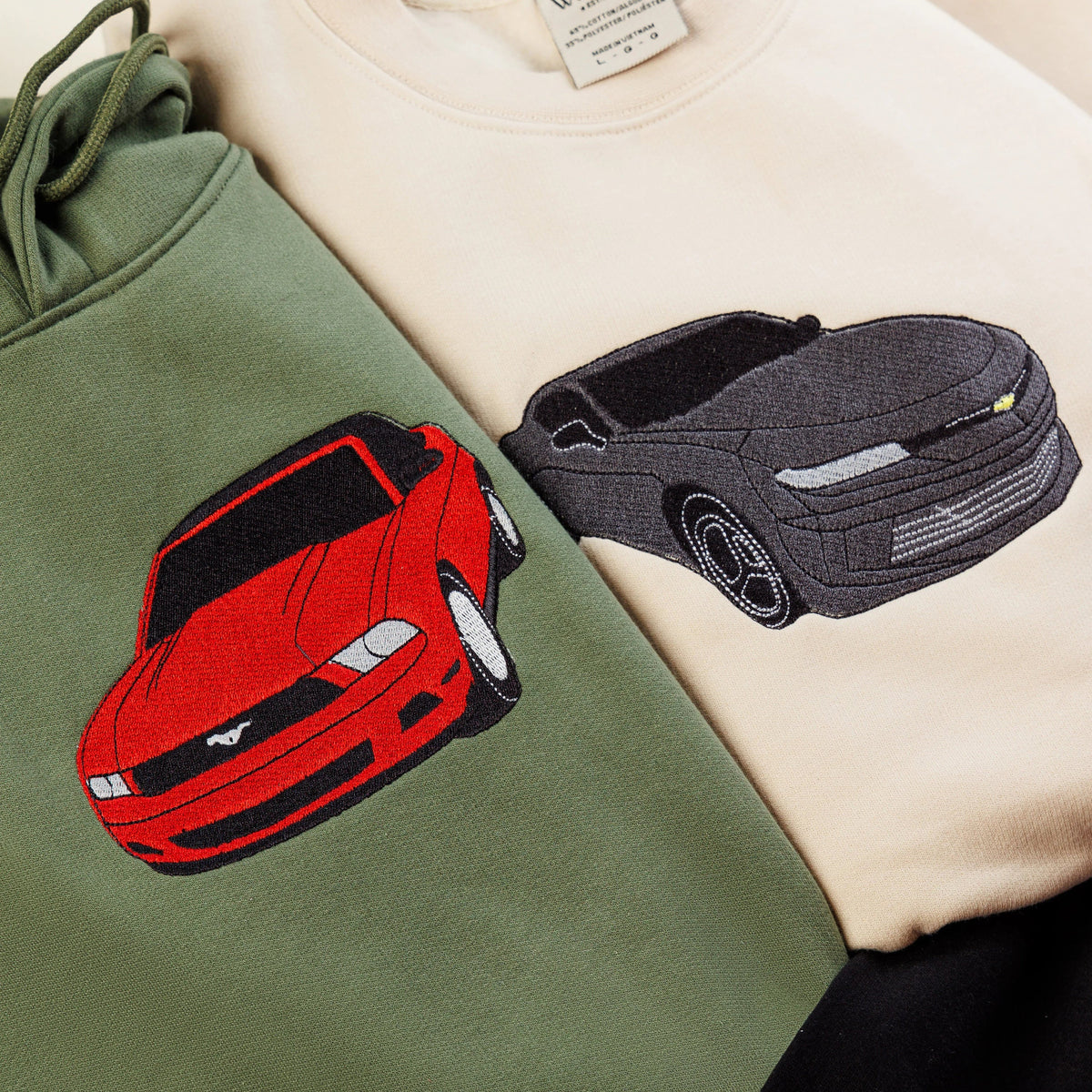 Custom Embroidered Favorite Car Hoodie