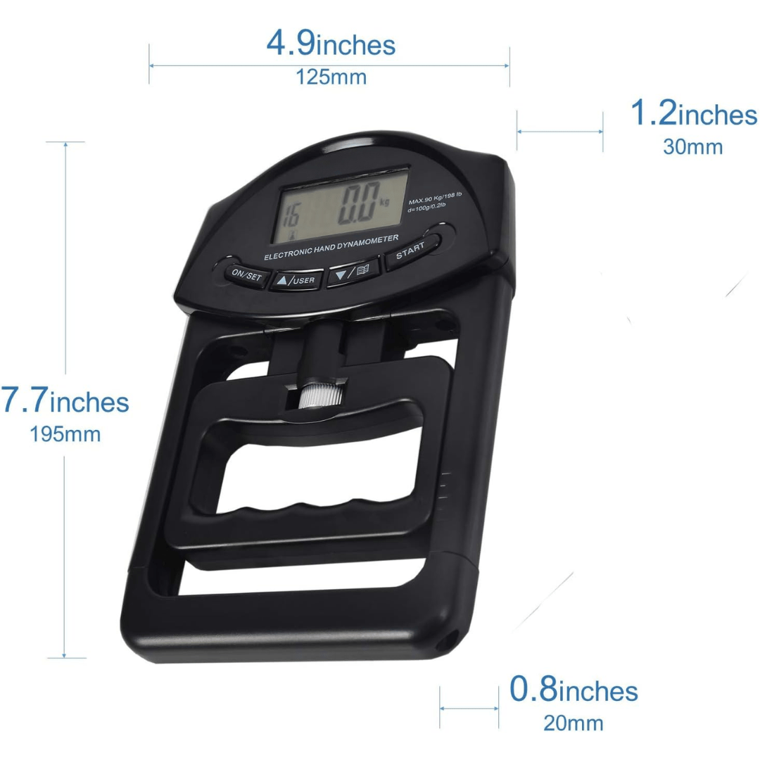 Digital Hand Dynamometer for Accurate Grip Strength Measurement