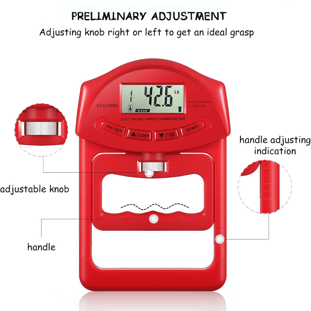 Digital Hand Dynamometer for Accurate Grip Strength Measurement