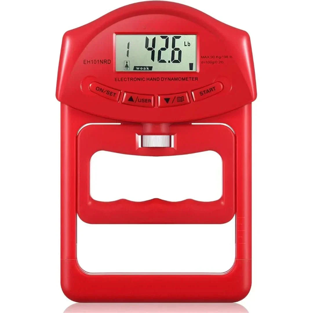 Digital Hand Dynamometer - Portable and Precise Grip Strength Measuring Device up to 120 kg